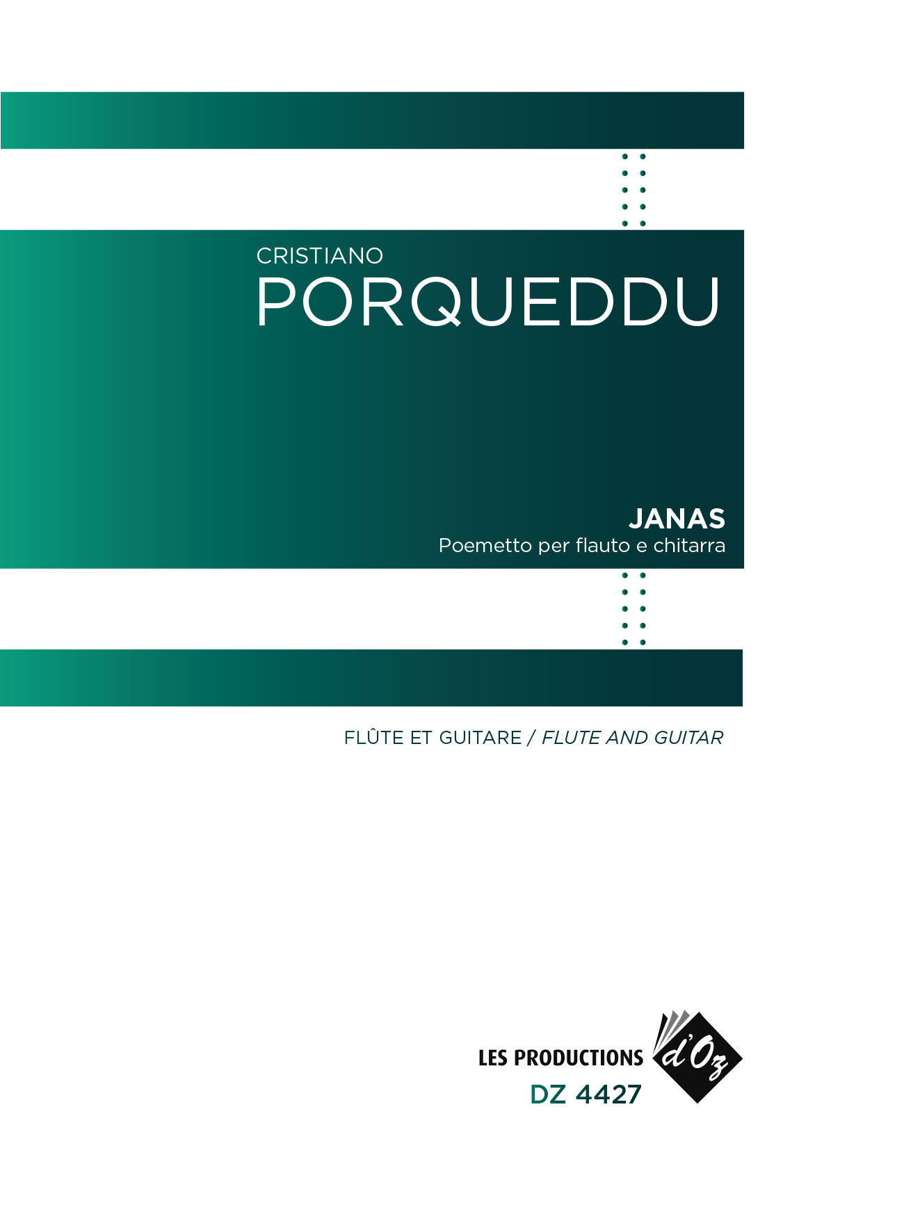 Aperçu du produitJanas (Poemetto per Flauto e Chitarra)