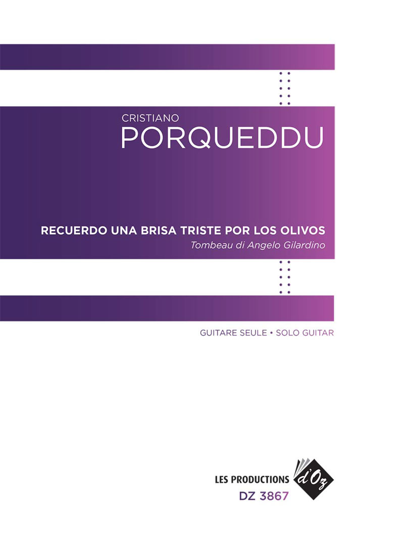 Aperçu du produitRecuerdo una brisa triste por los olivos