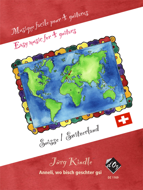 Aperçu du produitMusique facile pour 4 guitares - Suisse (Anneli)