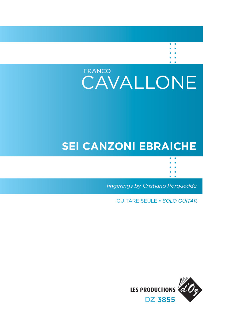 Aperçu du produitSei canzoni ebraiche