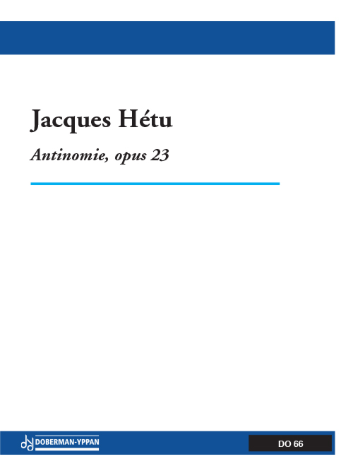 Aperçu du produitAntinomie, opus 23