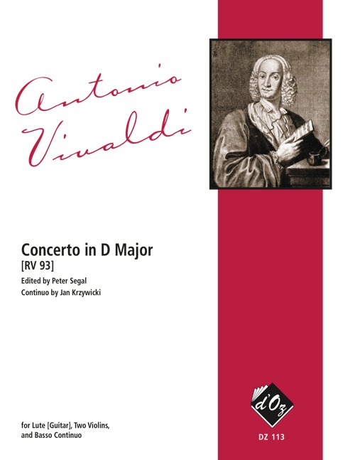 Aperçu du produitConcerto in D Major, RV 93
