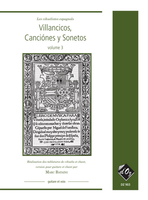 Aperçu du produitVillancicos, canciones y sonetos, vol. 3