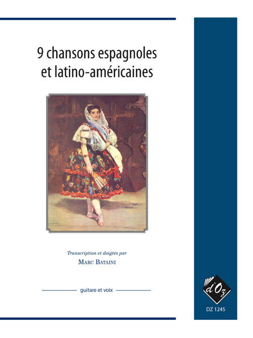 Aperçu du produit9 chansons espagnoles et latino-américaines