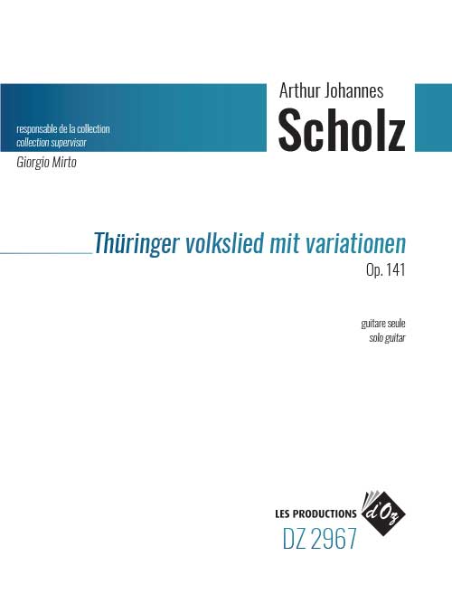 Aperçu du produitThüringer Volkslied mit Variationen, Op. 141