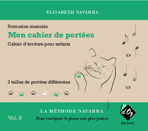 Aperçu du produitMon cahier de portées, vol. 8