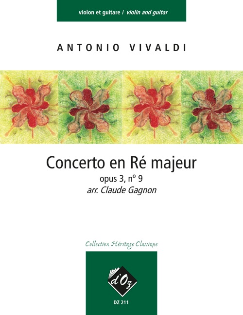 Aperçu du produitConcerto en Ré majeur, opus 3, no. 9