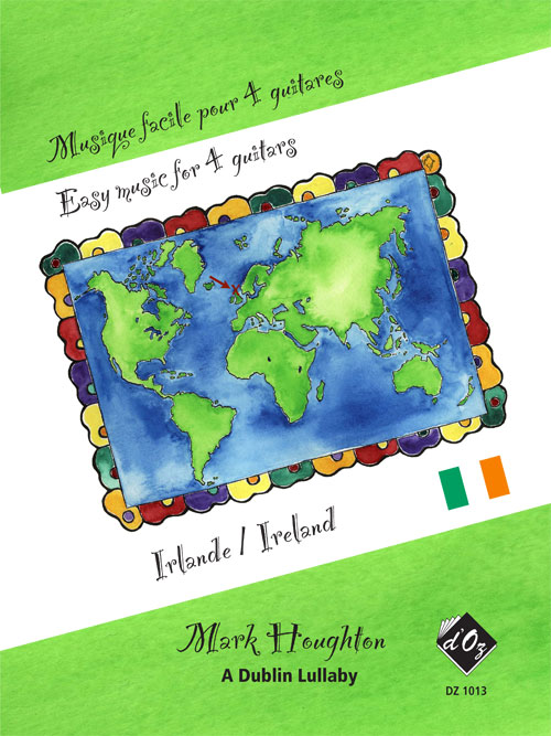 Aperçu du produitMusique facile pour 4 guitares - A Dublin Lullaby (Irlande)