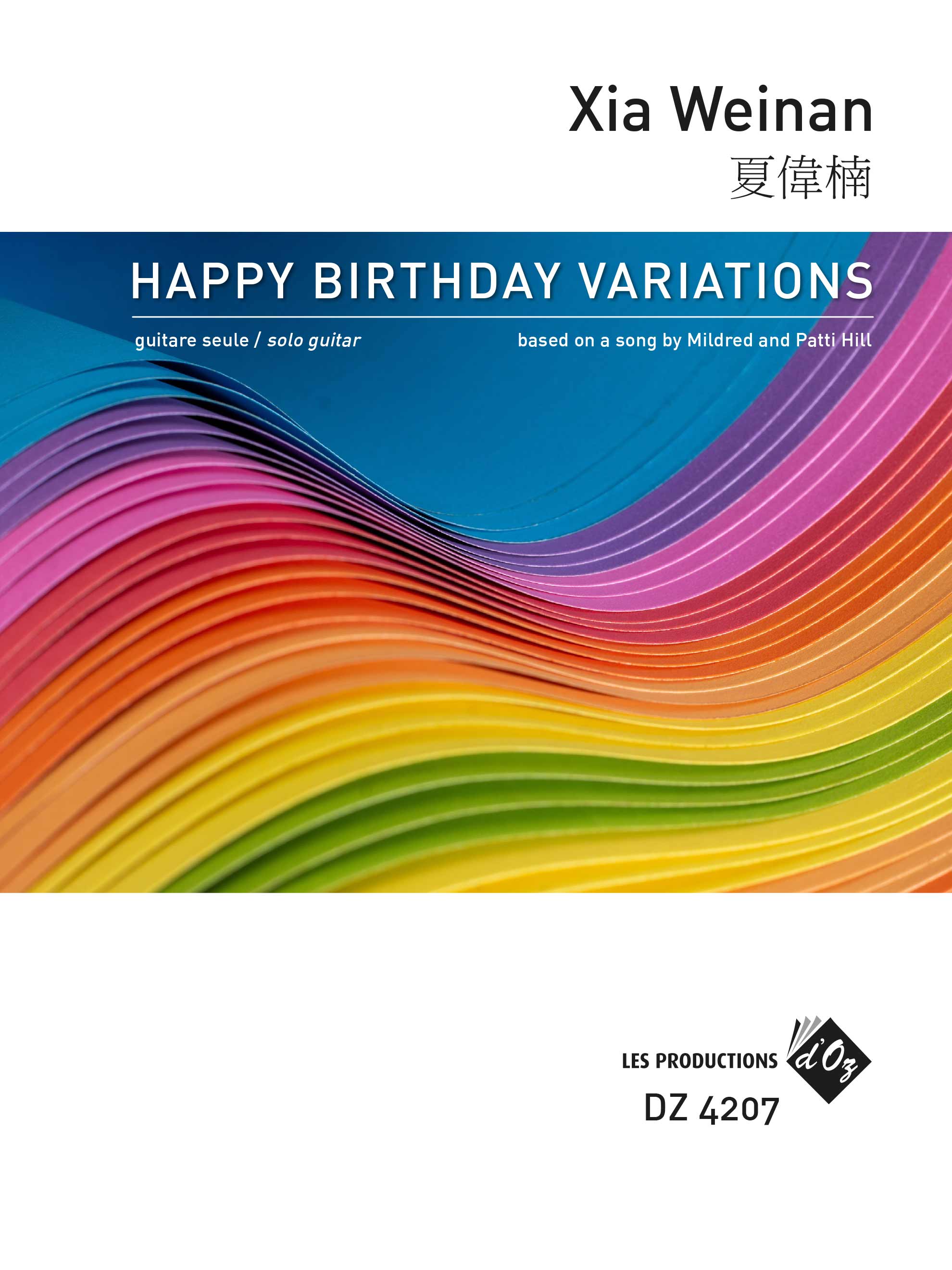 Aperçu du produitHappy Birthday Variations