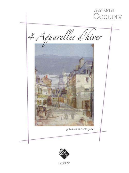 Aperçu du produit4 aquarelles d’hiver