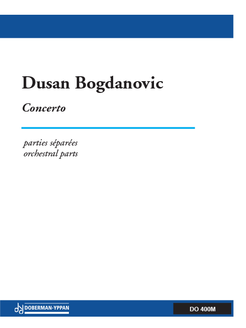 Aperçu du produitConcerto pour guitare et orchestre à cordes (parties - PDF)